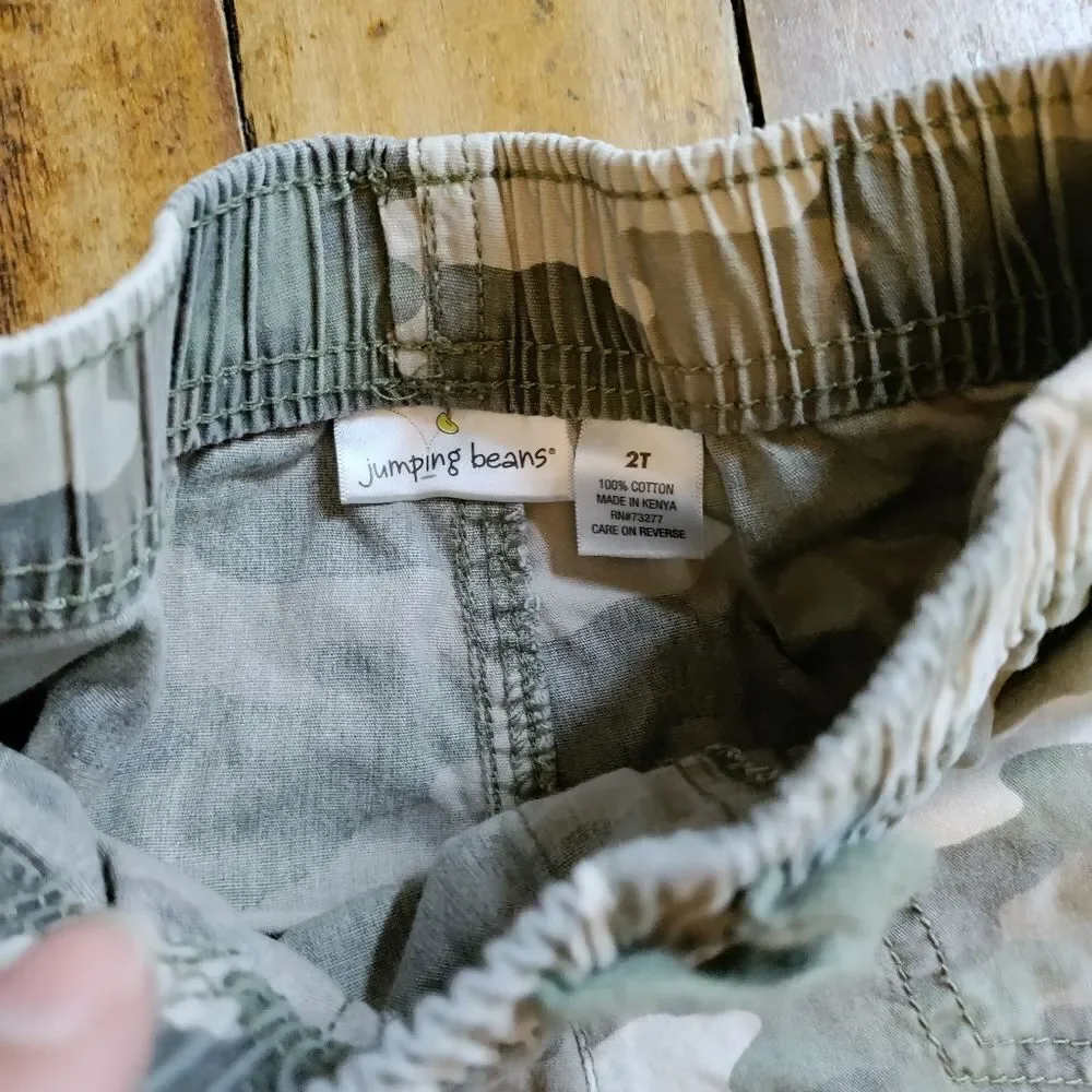 Jumping Beans 2T shorts bundle summer bundle camo plaid cotton ll bean cotton